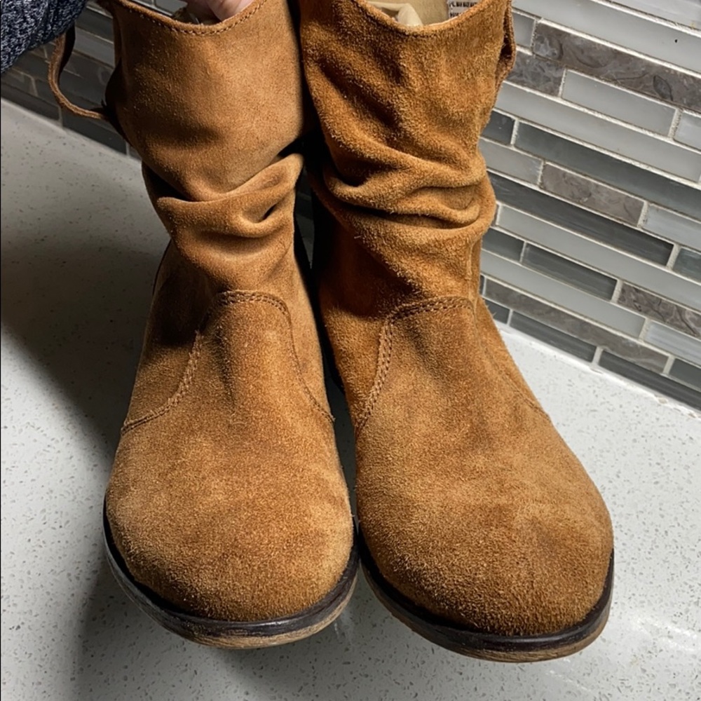 Brown suede Dingo boots - Picture 3 of 8